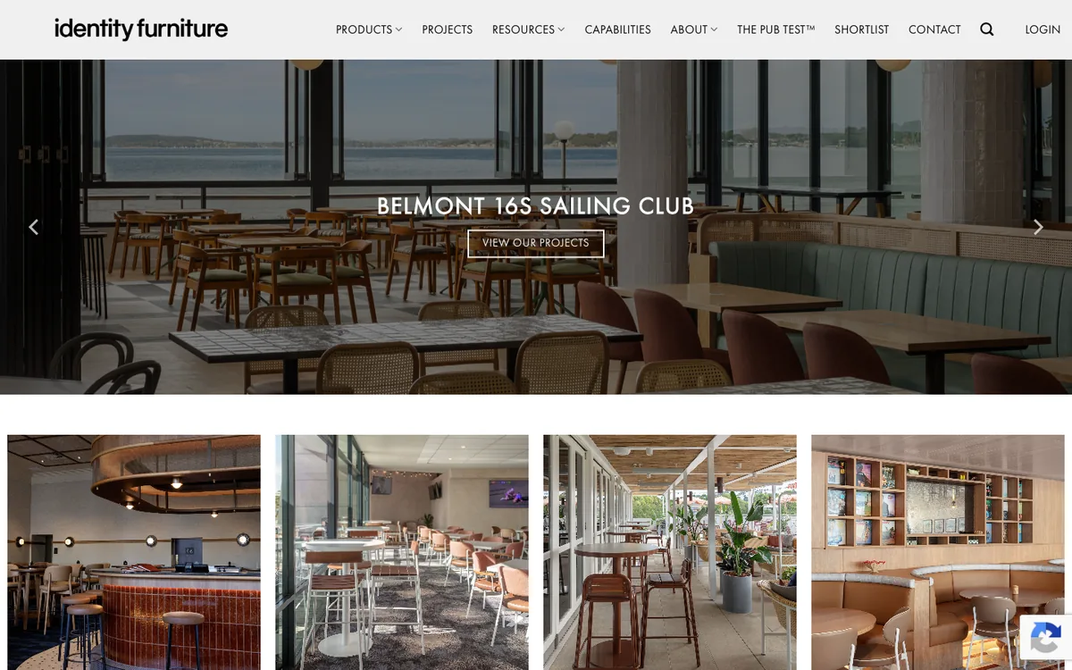 Identity Furniture projects page