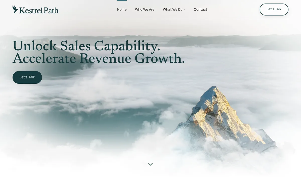 Kestrel Path homepage