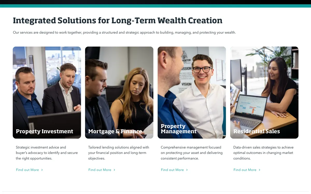 Reventon services page