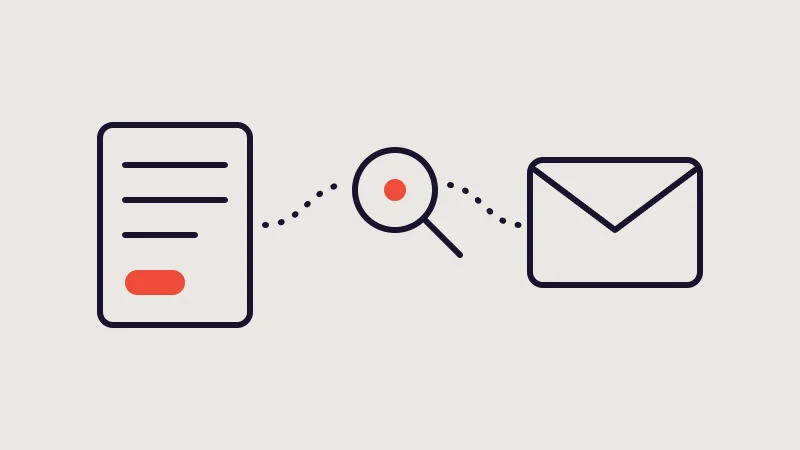 Illustration: A line of connected circles with a gap in the middle, a single bright dot stranded on one side of the gap
